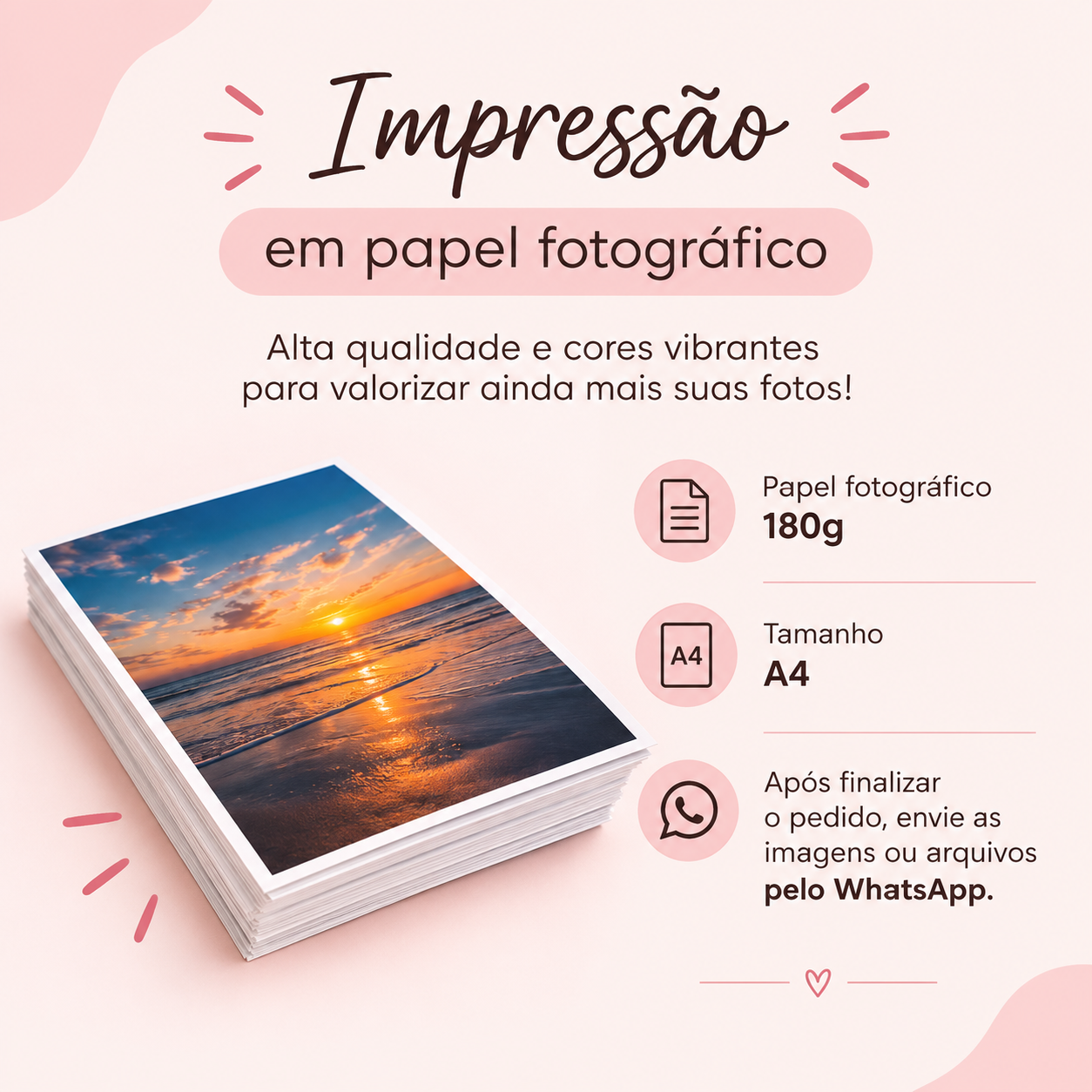 Impressão em Papel Fotográfico