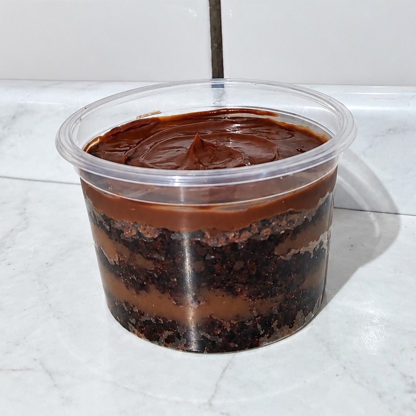 Bolo no Pote - Caramelo Salgado