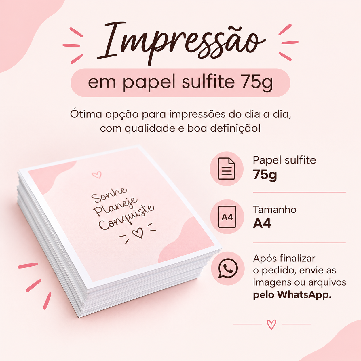 Impressão em Papel Sulfite